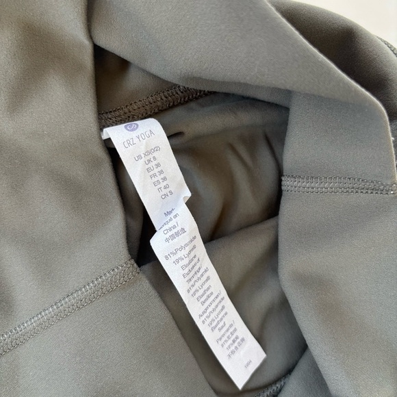 CRZ Yoga Women's Sage Green Gray YOGA Set, Tank Leggings LOT OF TWO Size XS - Picture 9 of 13